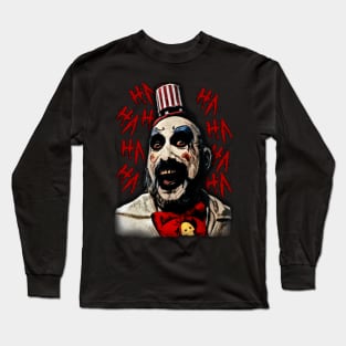 Captain Spaulding Makeup Secrets Long Sleeve T-Shirt